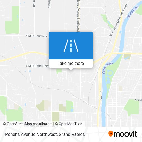Pohens Avenue Northwest map