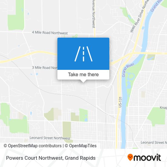 Powers Court Northwest map