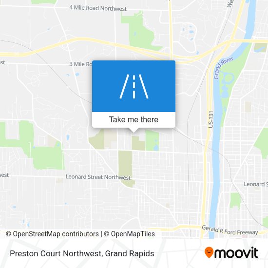 Mapa de Preston Court Northwest