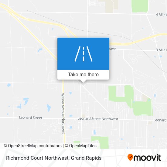Richmond Court Northwest map