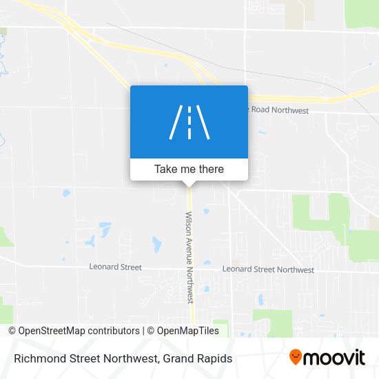 Mapa de Richmond Street Northwest