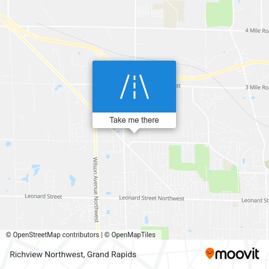 Richview Northwest map