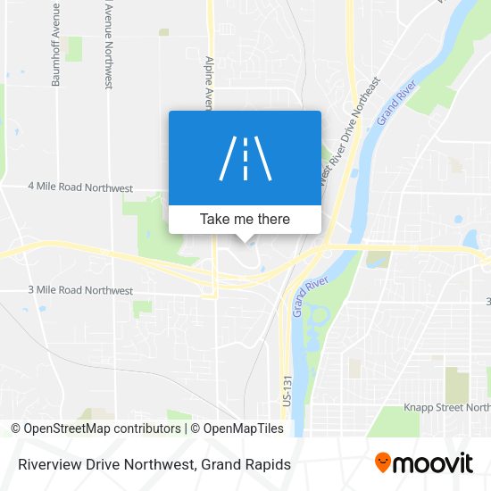 Riverview Drive Northwest map