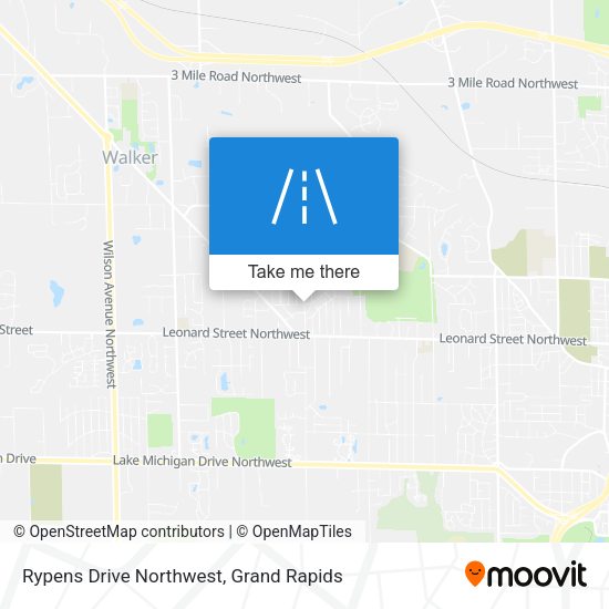 Rypens Drive Northwest map