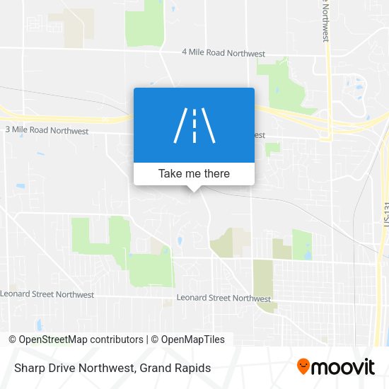 Mapa de Sharp Drive Northwest