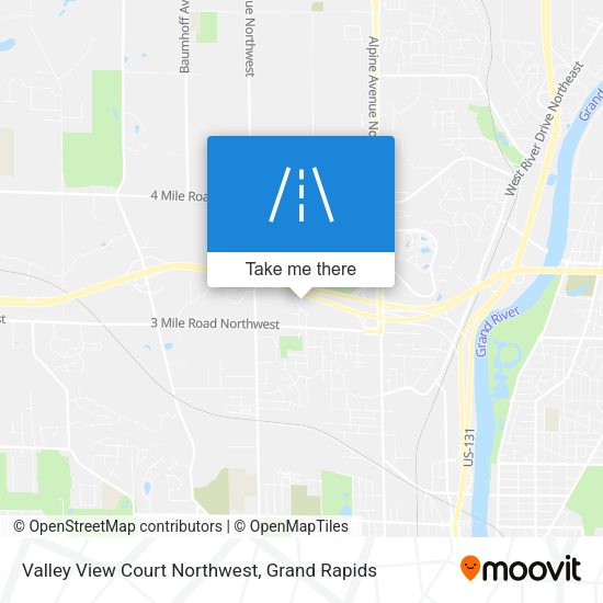 Valley View Court Northwest map