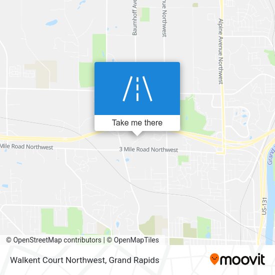 Mapa de Walkent Court Northwest