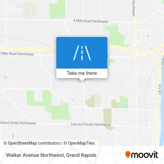 Mapa de Walker Avenue Northwest