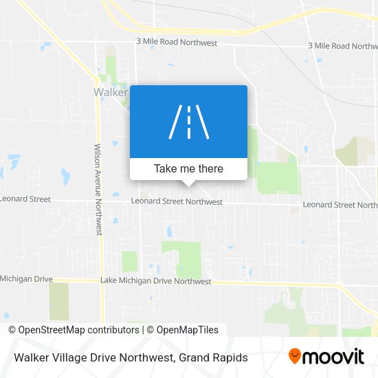 Mapa de Walker Village Drive Northwest