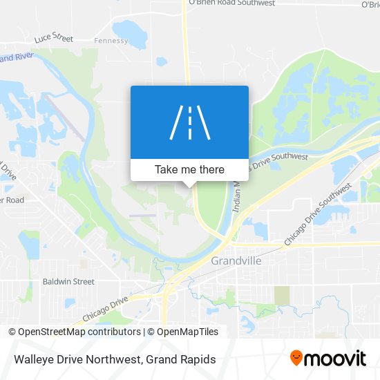 Mapa de Walleye Drive Northwest