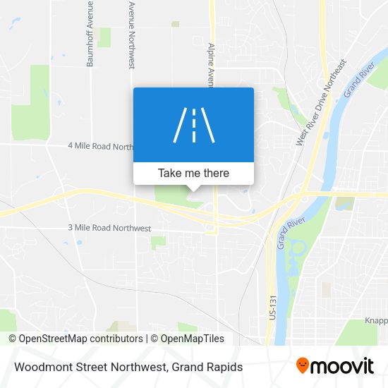 Mapa de Woodmont Street Northwest