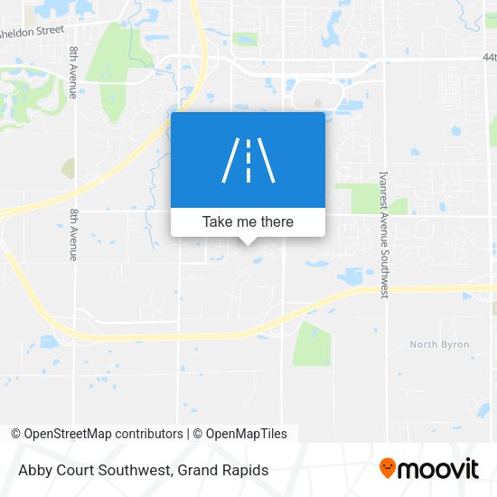 Mapa de Abby Court Southwest