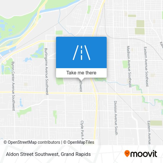 Aldon Street Southwest map