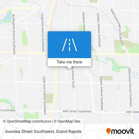 Mapa de Avonlea Street Southwest