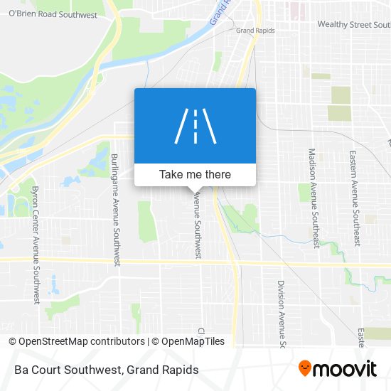 Ba Court Southwest map