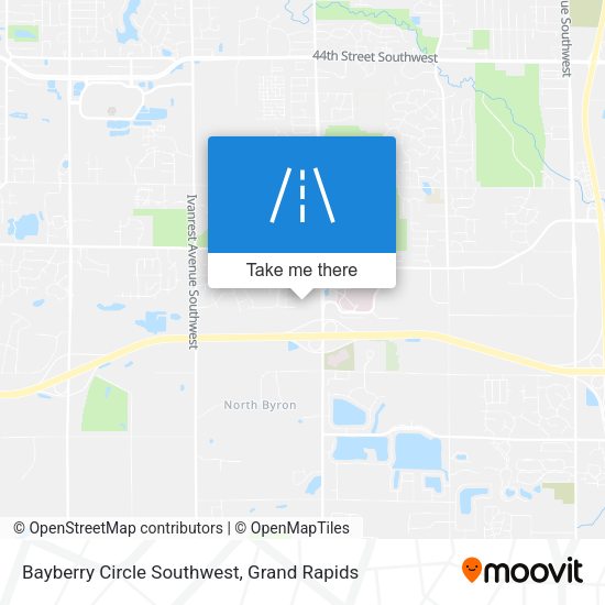 Mapa de Bayberry Circle Southwest