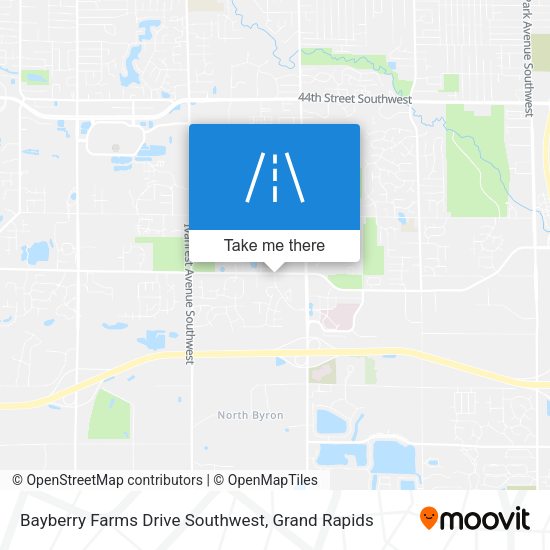 Mapa de Bayberry Farms Drive Southwest