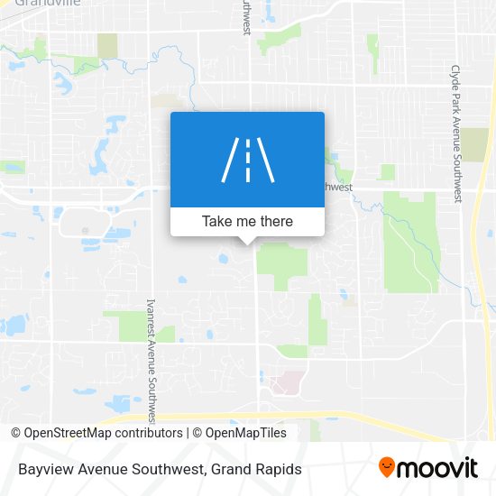 Bayview Avenue Southwest map