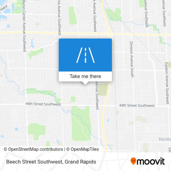 Mapa de Beech Street Southwest