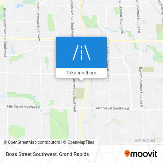Boss Street Southwest map
