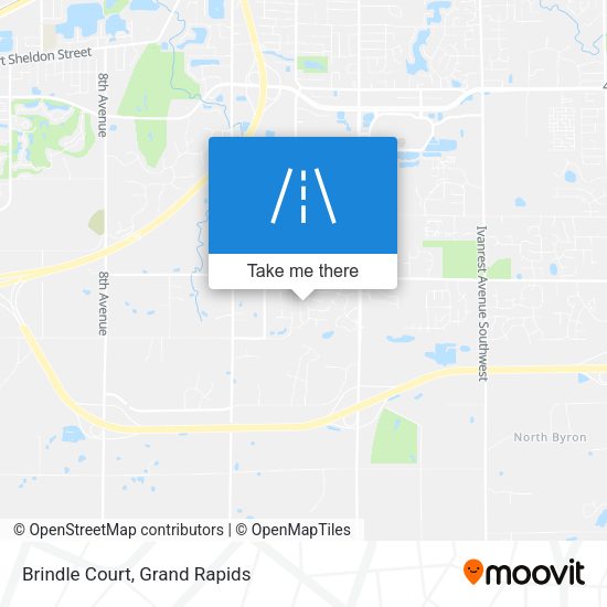 Mapa de Brindle Court