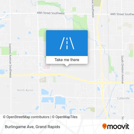 Burlingame Ave map