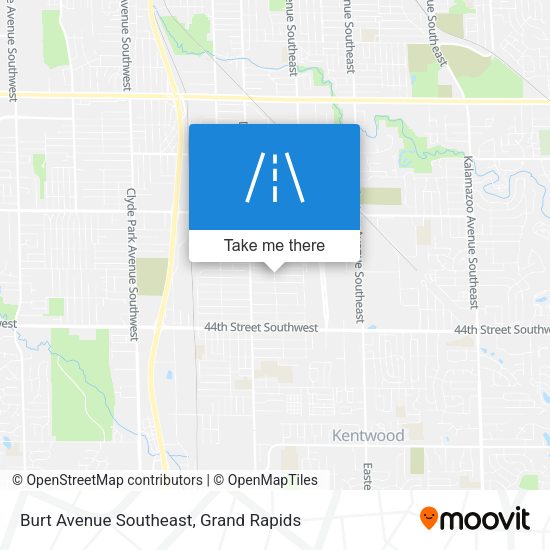 Burt Avenue Southeast map