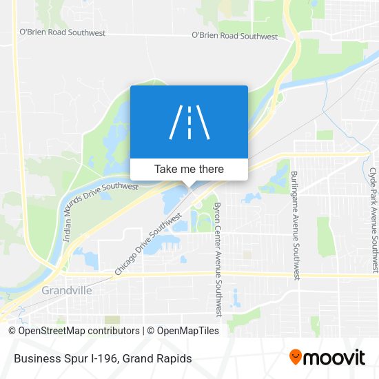 Mapa de Business Spur I-196