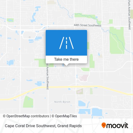 Cape Coral Drive Southwest map
