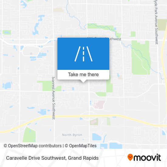 Caravelle Drive Southwest map
