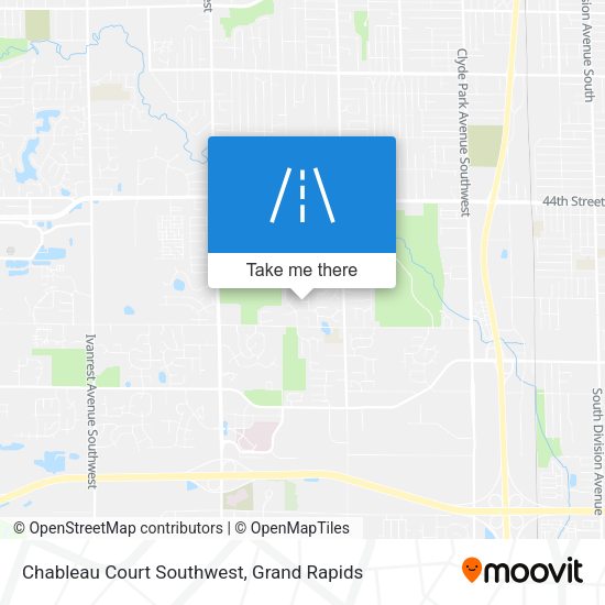 Chableau Court Southwest map
