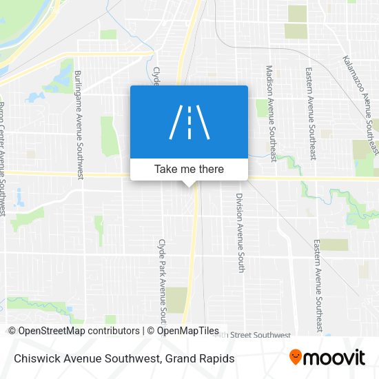 Chiswick Avenue Southwest map