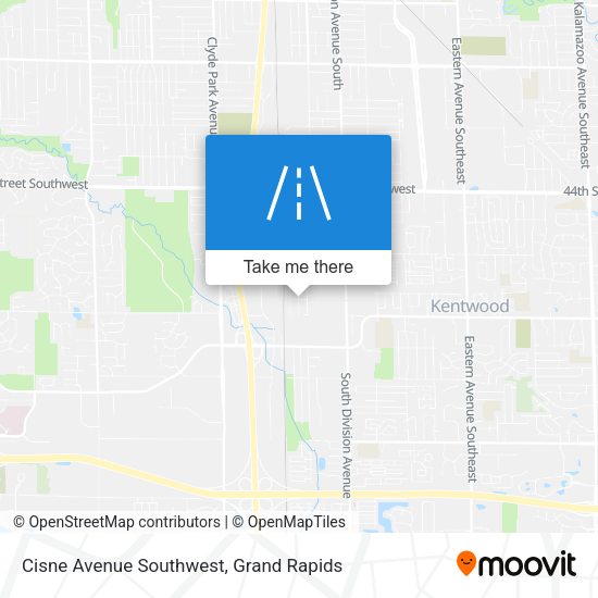 Mapa de Cisne Avenue Southwest