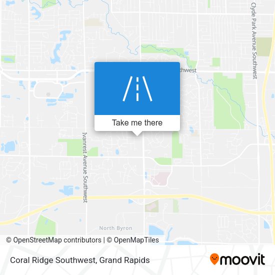 Mapa de Coral Ridge Southwest