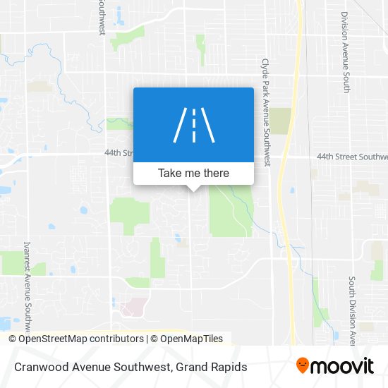 Mapa de Cranwood Avenue Southwest