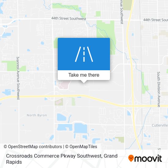 Crossroads Commerce Pkway Southwest map