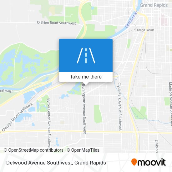 Mapa de Delwood Avenue Southwest