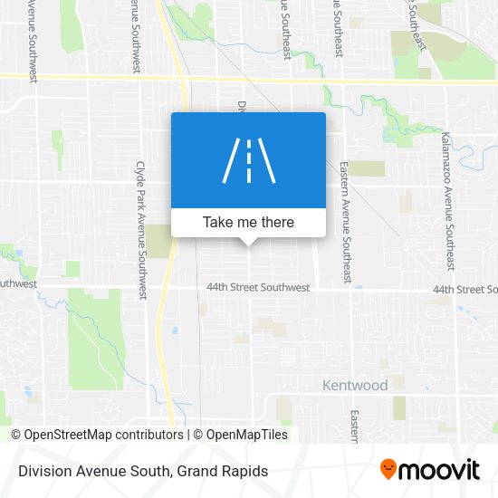 Division Avenue South map