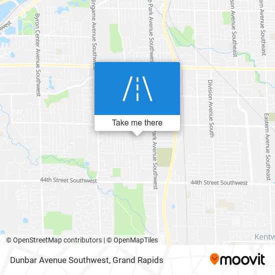 Dunbar Avenue Southwest map