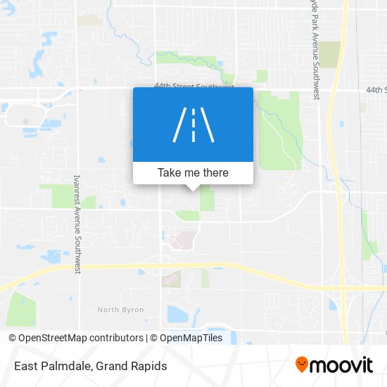 East Palmdale map