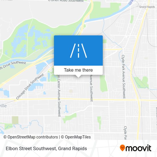 Elbon Street Southwest map