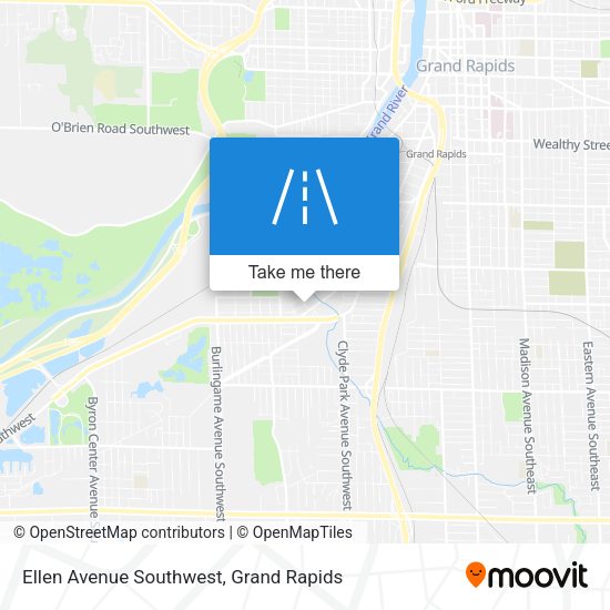 Mapa de Ellen Avenue Southwest
