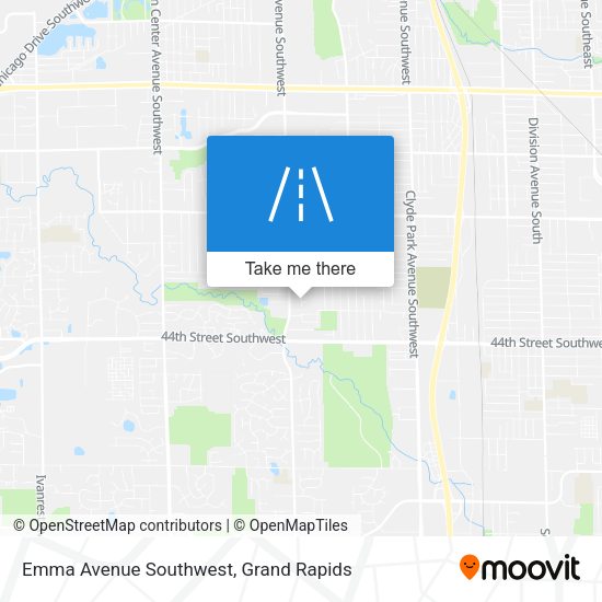 Emma Avenue Southwest map