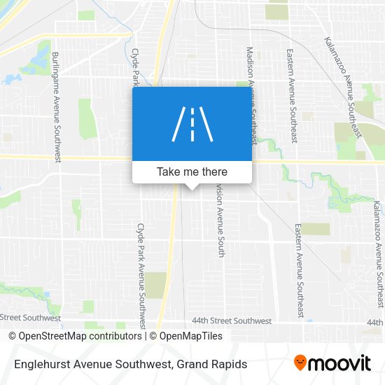 Englehurst Avenue Southwest map