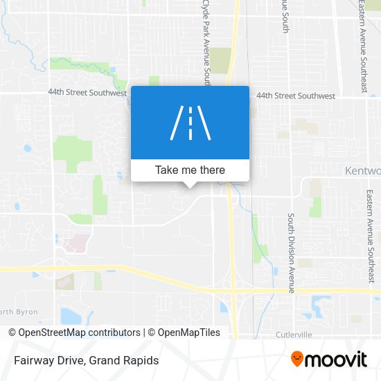 Fairway Drive map