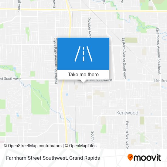 Farnham Street Southwest map