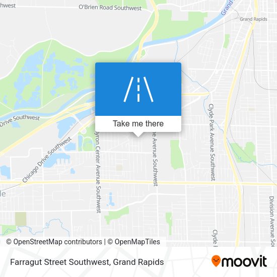 Farragut Street Southwest map