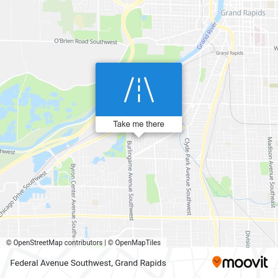 Mapa de Federal Avenue Southwest
