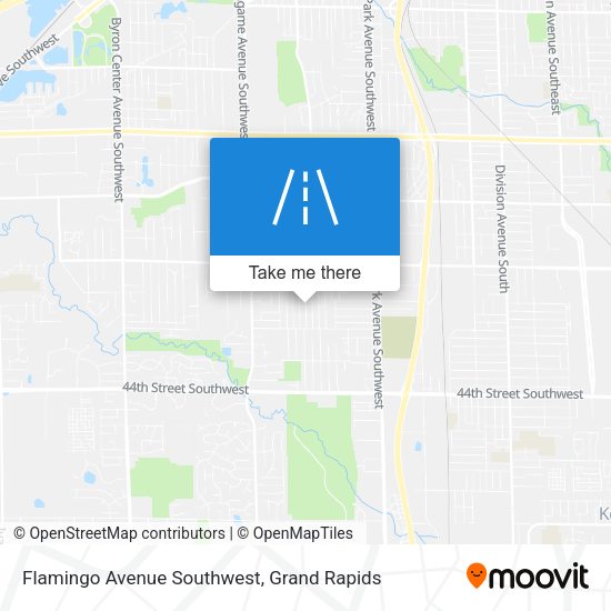 Flamingo Avenue Southwest map