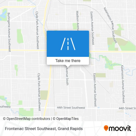 Frontenac Street Southeast map